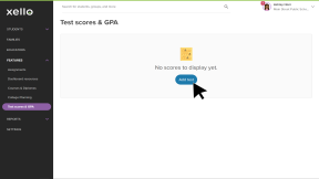 pointer hovering over search bar